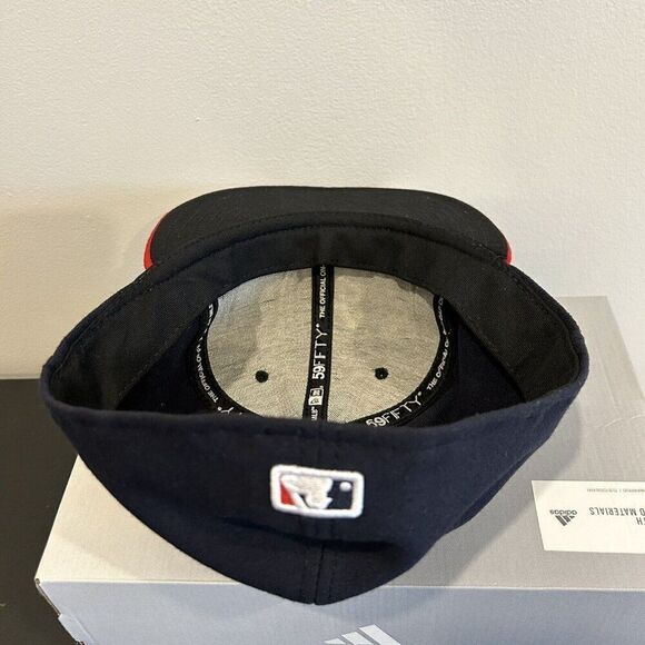 Atlanta Braves New Era Cool Base Official On-Field Cap Fitted Size 8 3/4 59FIFTY - Picture 7 of 9